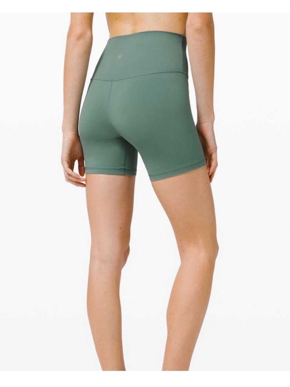 lululemon athletica High-Rise Olive Green Bike Shorts